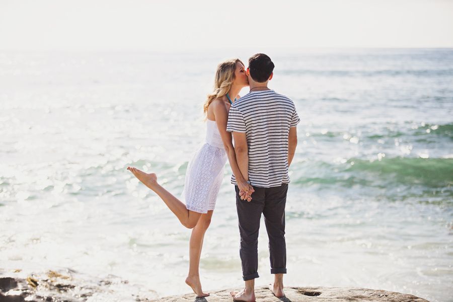 Couples on beach picture 9